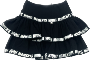 Czarna spódniczka z falbanmi, NIUMI CLOTHES, 32 (XXS)