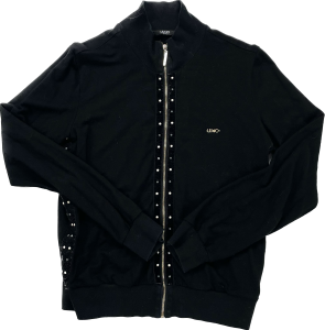 Czarna, welurowa bluza, LIU JO, 36 (S) 