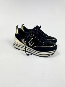 Czarno-złote sneakersy, LIU JO, 38