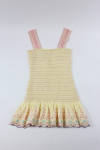 Kolorowa sukienka z drapowaniem, LOVE SHACK FANCY, 38 (M)