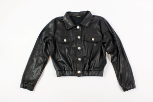 Czarna, a'la skórzana kurtka, S MORISS, 36 (S)