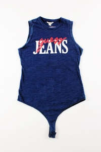 Granatowe body z napisem, GUESS, 36 (S)