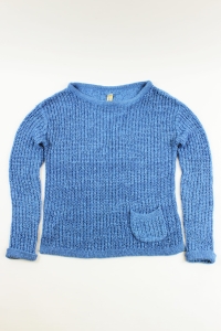 Niebieski sweter, PULL&BEAR, 36 (S)