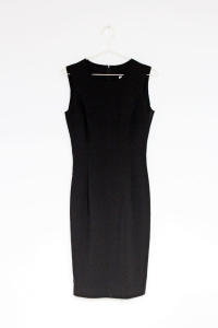 Czarna, prosta sukienka, ANNIE BING