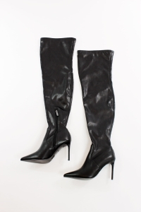 Czarne, skórzane kozaki, NOWE, STEVE MADDEN, 38