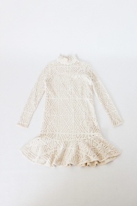 Kremowa, dzianinowa sukienka, SEE BY CHLOE, 34 (XS)