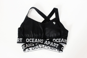 Czarny stanik sportowy, OCEANSAPART, 36 (S)