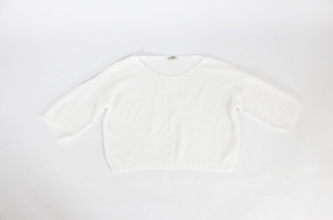 Kremowy sweter, J&K, 36 (S)