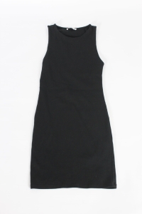 Czarna, prosta, bawełniana sukienka, ZARA, 36 (S)