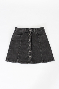 Czarna, jeansowa spódnica, MANGO, 36 (S)