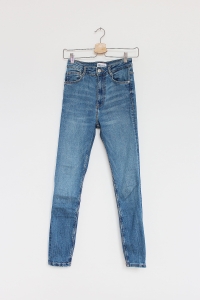Niebieskie spodnie jeansowe typu rurki, ZARA, 34/36 (XS/S)