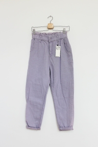 Spodnie jeansowe lilowe, NOWE, CLEW, 36 (S)