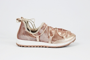 Różowe, cekinowe sneakersy, JIMMY CHOO, 39