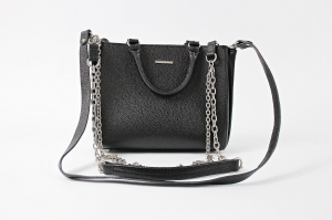 Czarna, skórzana torebka "Bari", SABRINA PILEWICZ