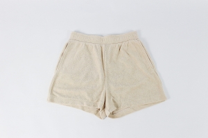 Szorty frotte + top w prążki na naramkach, H&M/BE SMART, 34 (XS) 