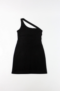 Czarna sukienka z efektywnymi plecami, NOWA, SUPERDOWN, 40 (L)