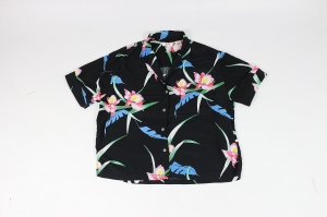 Czarna koszula w kwiaty, LEVIS, 36 (S)