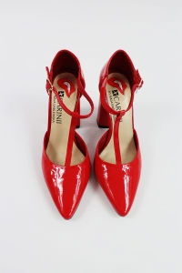 Czerwone czółenka na słupku, CARINII BY MAJA SABLEWSKA, 38