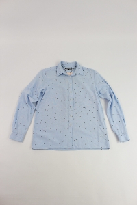 Niebieska koszula w gwiazdy, TOMMY HILFIGER, 32/34 (XXS/XS)