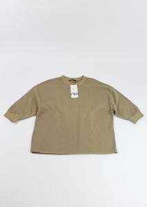 Brązowo-szara bluza, NOWA, ZARA, 36 (S)