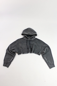 Szara, krótka bluza, ZARA, 36 (S)