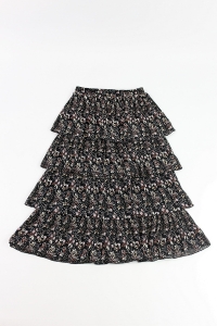 Spódnica z falbanami w kwiaty, WIYA, 34 (XS) 