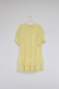 Żółta, tiulowa sukienka, CHRUŚCIŃSKA, 38 (M) 