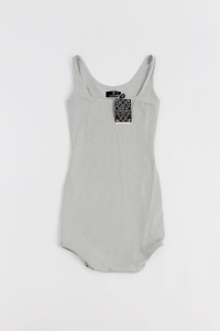 Szara sukienka, NOWA, CUORI E PICCHE, 34 (XS)