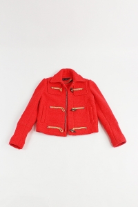 Pomarańczowa kurtka wełniana, DSQUARED2, 36 (S)