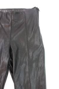 Czarne, a'la skórzane legginsy, ZARA, 38 (M)