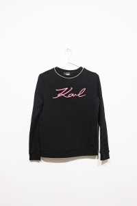 Bluza z różowym napisem, KARL LAGERFELD, 34 (XS)