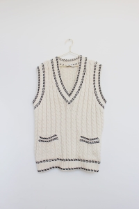 Kremowa kamizelka, ZARA, 38 (M)