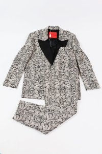 Komplet garniturowy w print zwierzęcy (spodnie + marynarka), NOWY, MARIUSZ PRZYBYLSKI, 36/38 (S/M)
