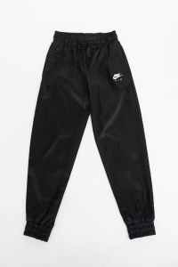 Czarne, satynowe spodnie dresowe, NIKE, 34 (XS) 