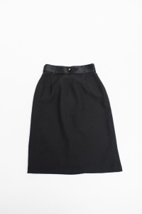 Czarna, ołówkowa spódnica vintage, 38 (M)