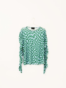 Czarno-zielona bluzka, ASOS, 38/40 (M/L)