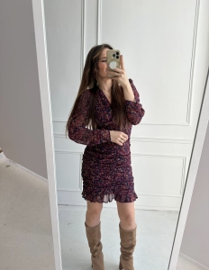 Sukienka w kwiaty, NOWA, DANHEN, 36 (S)