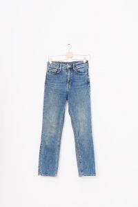Granatowe spodnie jeansowe, H&M, 36 (S) 