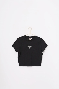 Czarna, krótka bluzka, GUESS, 36 (S)