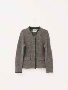 Szary, wełniany kardigan, ALMWERK, 36 (S) 