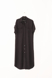 Czarna, koszulowa sukienka, MASSIMO DUTTI, 34 (XS)