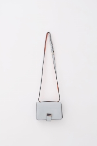 Niebieska torebka z pomarańczowym paskiem, ZARA