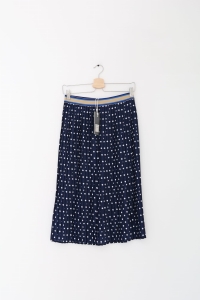 Granatowa spódnica w groszki, NOWA, BRODWAY, 38 (M)