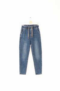 Granatowe spodnie jeansowe, W29