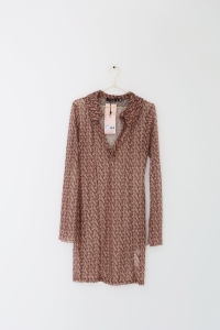 Siateczkowa sukienka logowana, NOWA, MISSGUIDED, 36/38 (S/M)