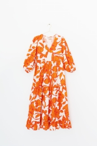 Sukienka w kwiaty maxi, RESERVED, 36 (S)