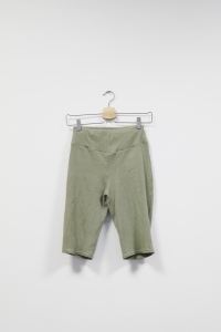 Oliwkowe, bawełniane kolarki w prążki, LABEL 35, 36 (S)