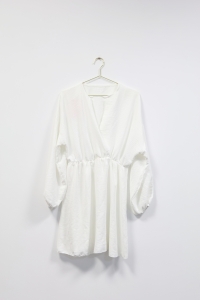 Śmietankowa sukienka, 36/38 (S/M)