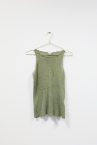 Zielony top z wiskozy, SOLAR, 36 (S)