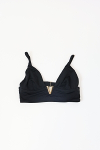Czarny top/strój kąpielowy, VICTORIA SECRET, 40 (L)